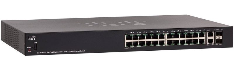 Коммутатор Cisco SG250X-24-K9
