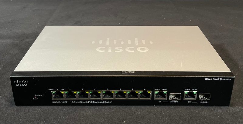 Коммутатор Cisco SG300-10MP-K9