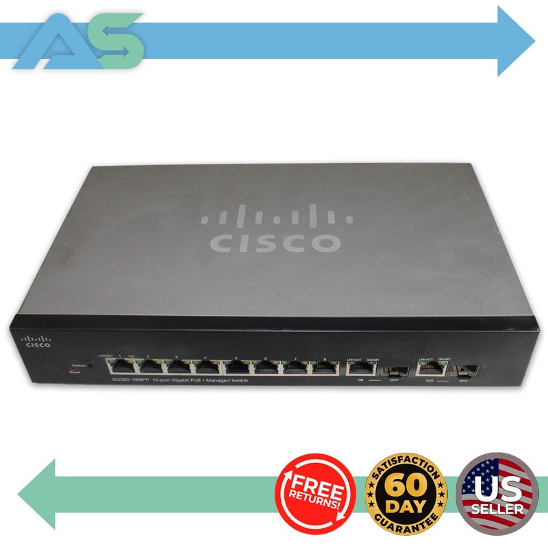 Коммутатор Cisco SG300-10MPP-K9