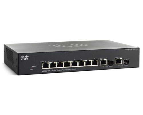 Коммутатор Cisco SG300-10PP-K9-UK