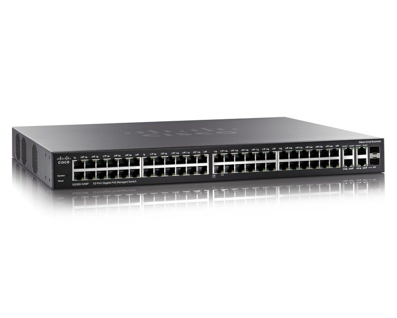 Коммутатор Cisco SG300-52MP-K9-JP