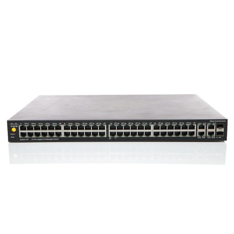 Коммутатор Cisco SG300-52P-K9-UK