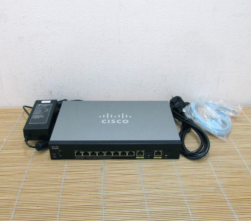 Коммутатор Cisco SG350-10MP-K9