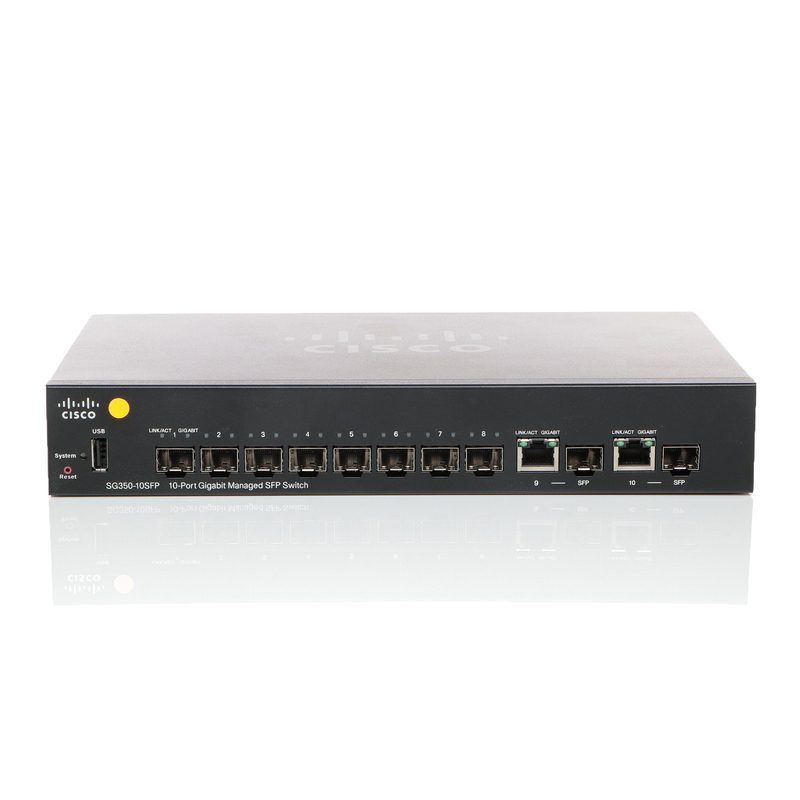 Коммутатор Cisco SG350-10SFP-KG-UK