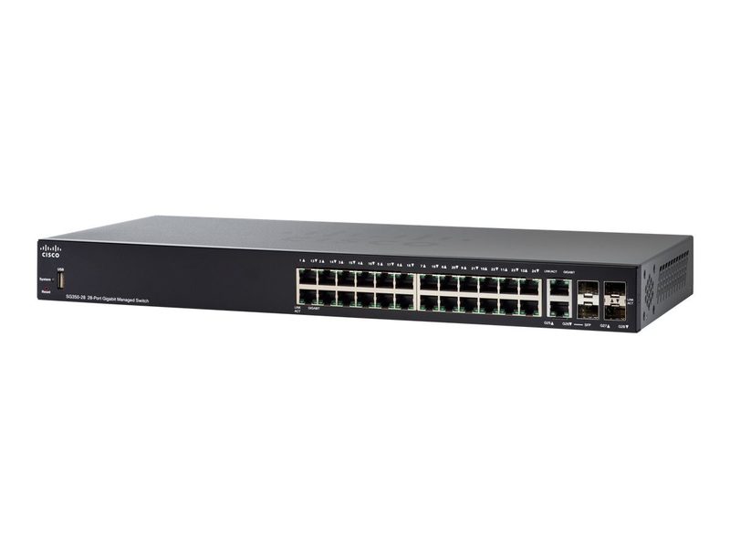 Коммутатор Cisco SG350-28-K9-UK