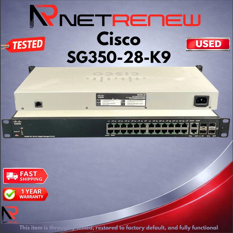 Коммутатор Cisco SG350-28-K9