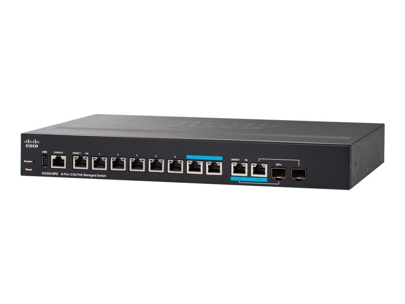 Коммутатор Cisco SG350-8PD-K9-UK