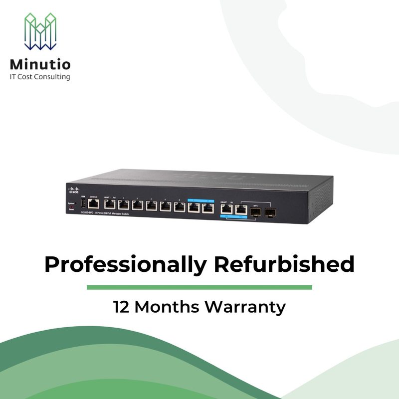 Коммутатор Cisco SG350-8PD-K9