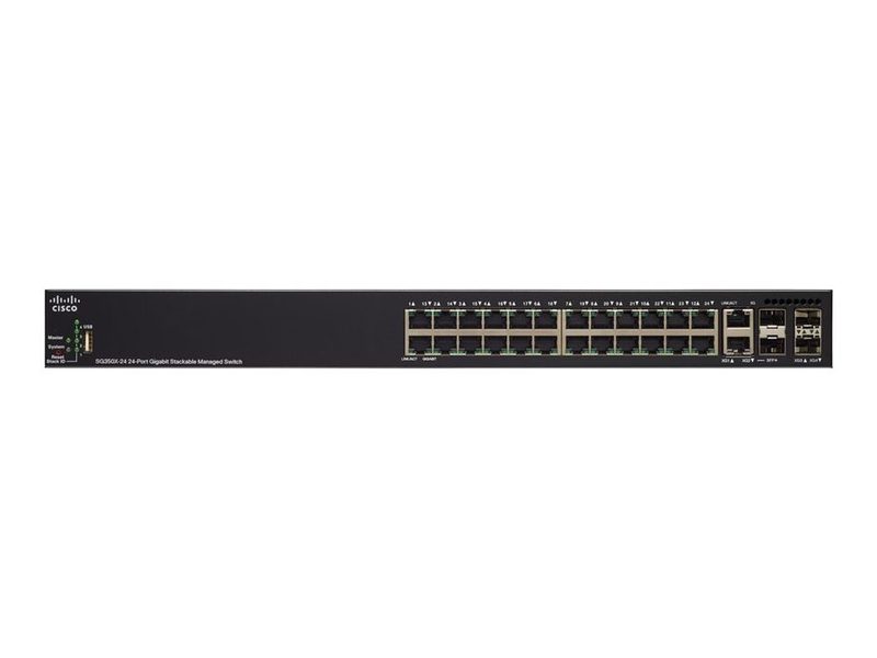 Коммутатор Cisco SG350X-24MP-K9-EU