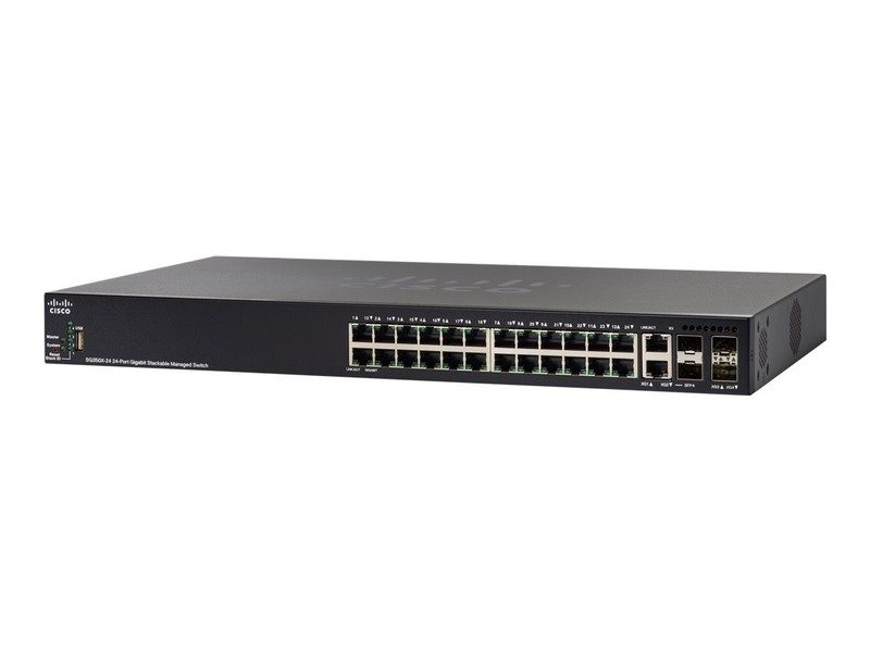 Коммутатор Cisco SG350X-24MP-K9-UK
