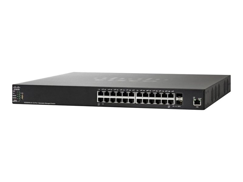Коммутатор Cisco SG350X-24P-K9-EU