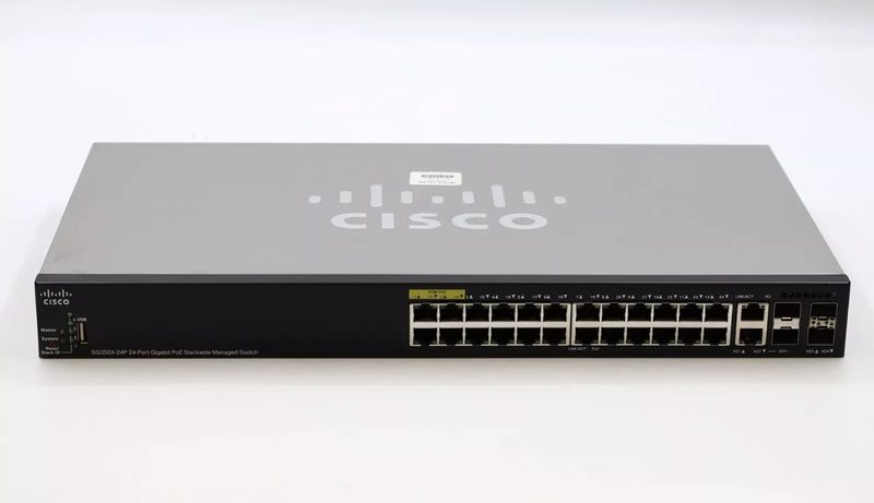 Коммутатор Cisco SG350X-24P-K9
