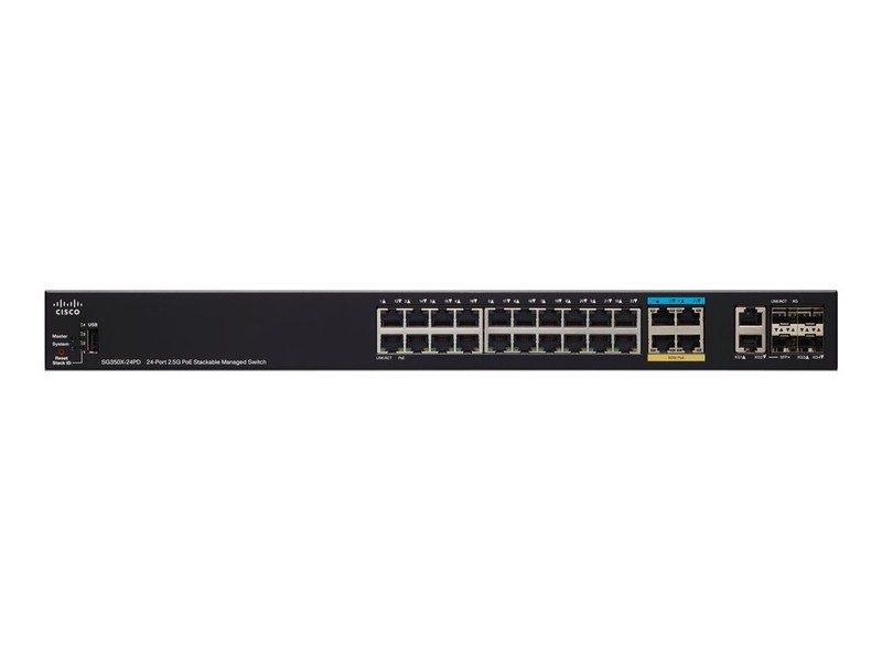 Коммутатор Cisco SG350X-24PD-K9-UK