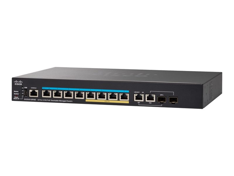 Коммутатор Cisco SG350X-8PMD-K9-NA