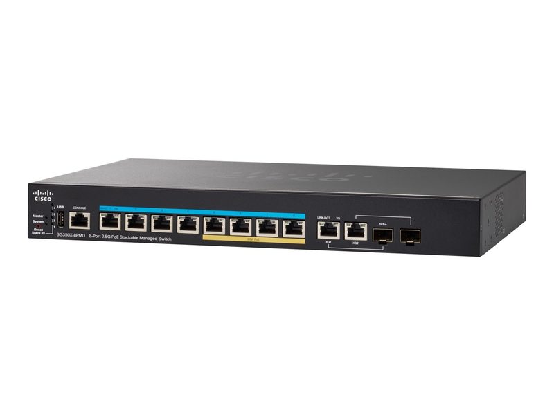 Коммутатор Cisco SG350X-8PMD-K9-UK