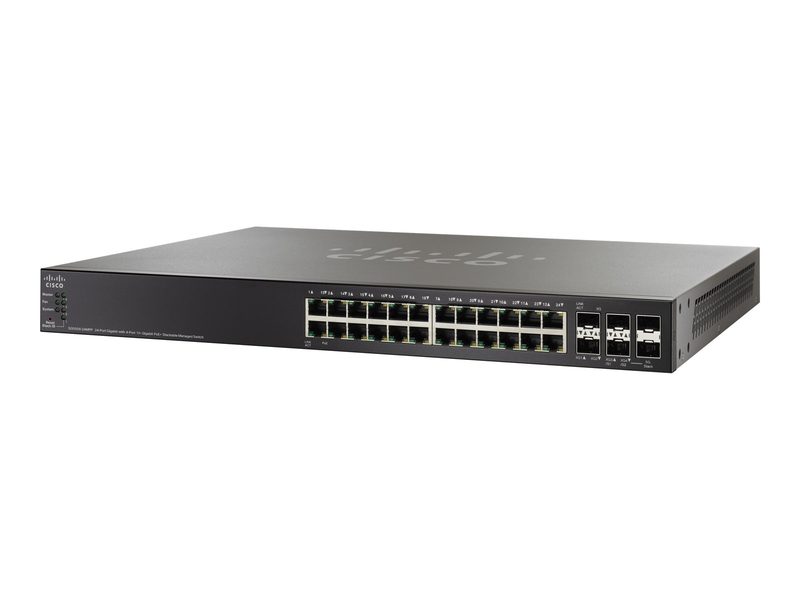 Коммутатор Cisco SG500X-24MPP-K9-UK