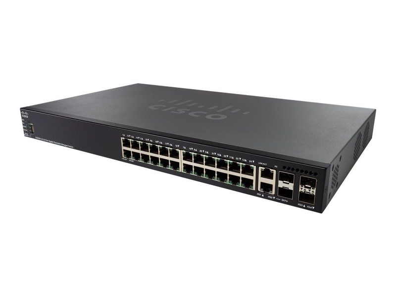 Коммутатор Cisco SG550X-24MPP-K9-EU