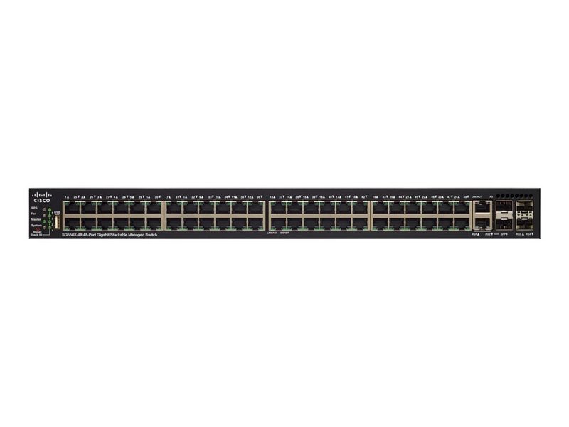 Коммутатор Cisco SG550X-48P-K9-NA