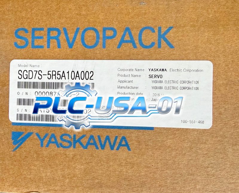 Сервопривод Yaskawa SGD7S-5R5A10A002