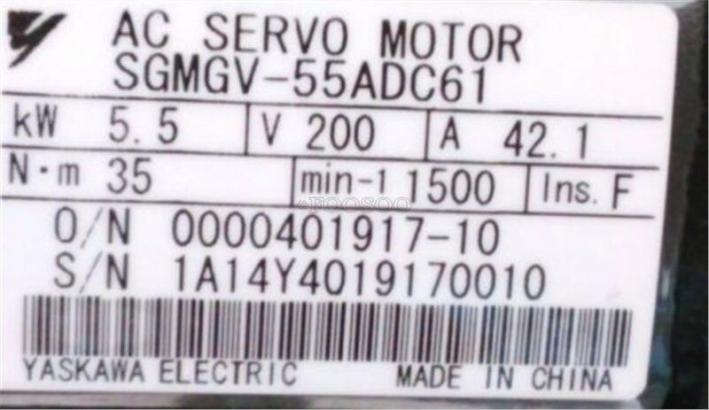 Серводвигатель Yaskawa SGMGV-55ADC61