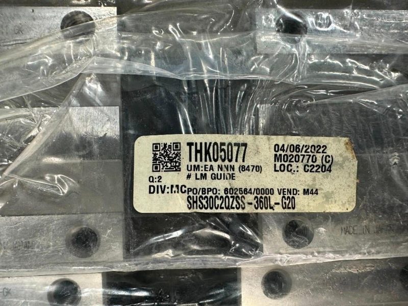 Линейная направляющая SHS30C2QZSS-360L-G20