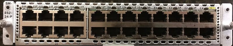 Коммутатор Cisco SM-ES2-24-P