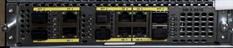 Трансивер Cisco SM-X-6X1G