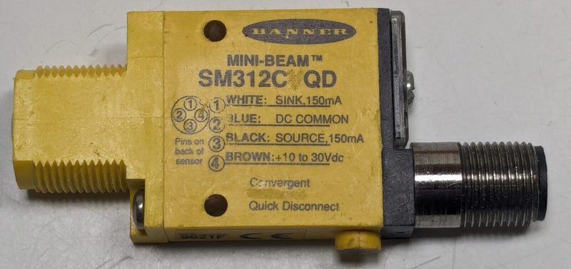 Фотоэлектрический датчик Banner SM312CQD