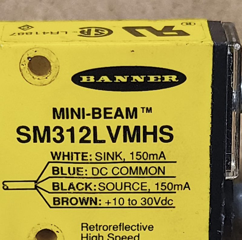 Фотоэлектрический датчик Banner SM312LVMHS
