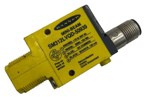 Фотоэлектрический датчик Banner SM312LVQD-50939