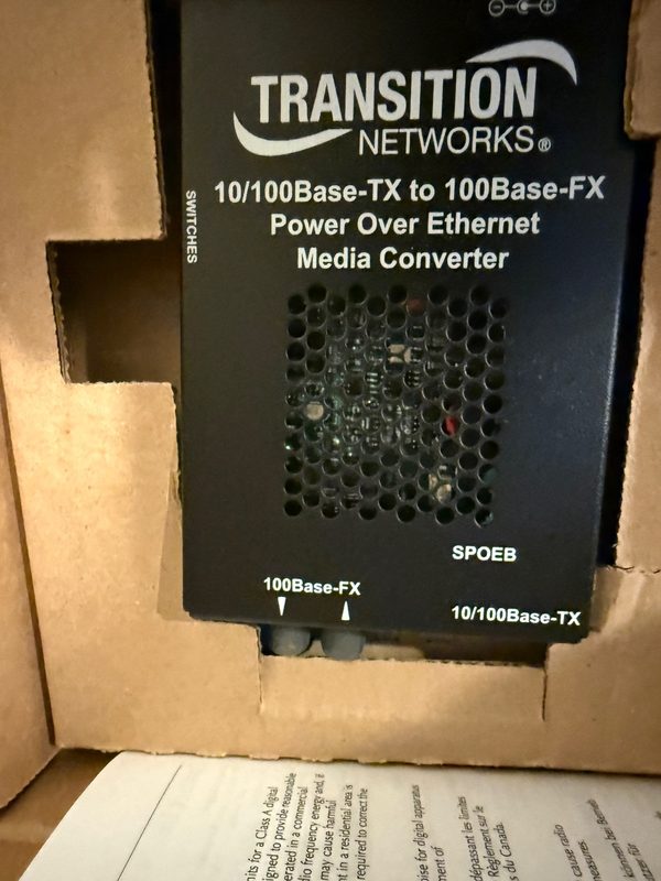 Медиаконвертер Transition Networks SPOEB1011-100