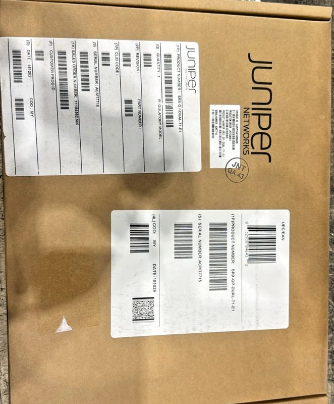 Коммутатор Juniper SRX-GP-DUAL-T1-E1