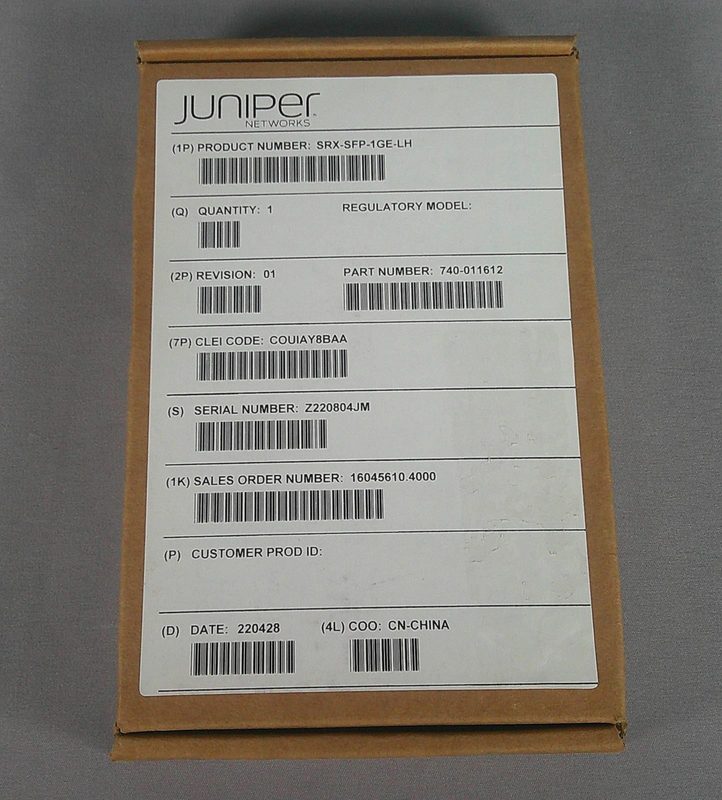 Трансивер Juniper SRX-SFP-1GE-LH
