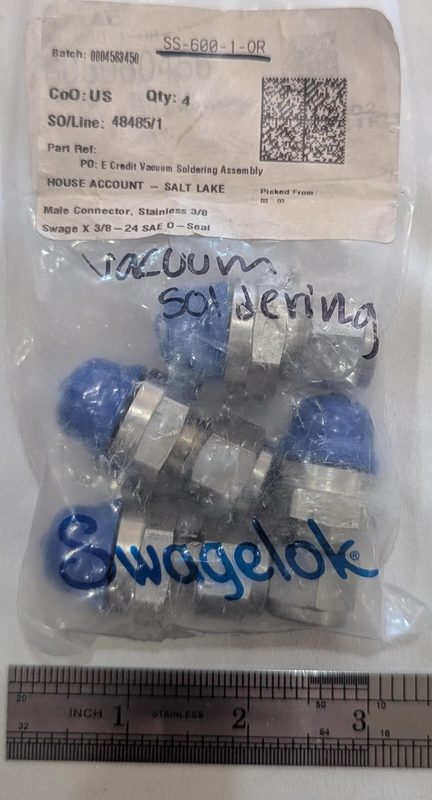 Фитинг Swagelok SS-600-1-OR