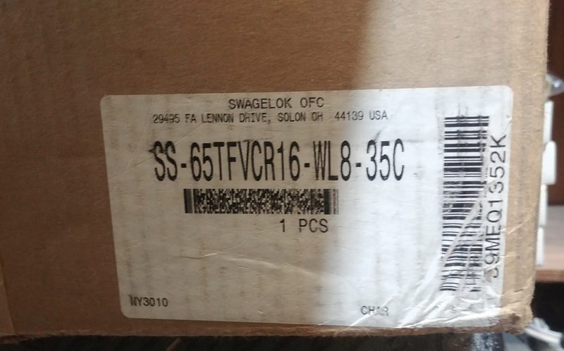 Клапан Swagelok SS-65TFVCR16-WL8-35C