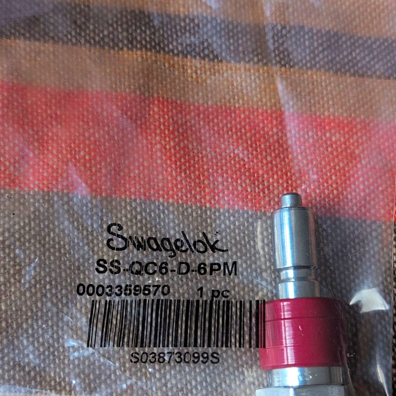 Трубопроводная арматура Swagelok SS-QC6-D-6PM