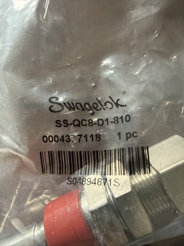 Трубопроводная арматура Swagelok SS-QC8-D1-810