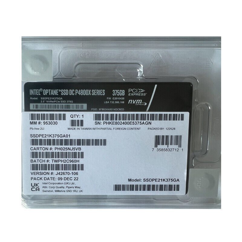 SSD-накопитель HPE SSDPE21K375GAP