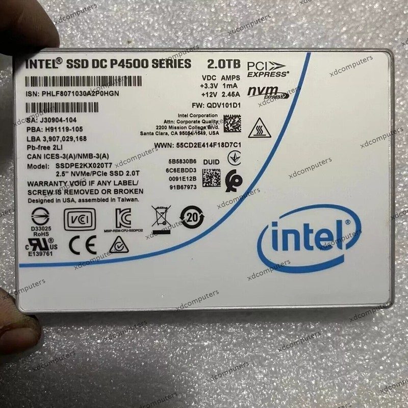SSD-накопитель Intel SSDPE2KX020T701