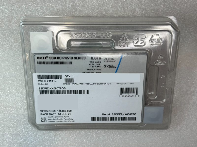 SSD-накопитель Intel SSDPE2KX080T8