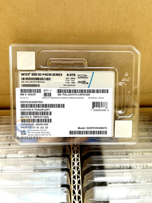 SSD-накопитель Intel SSDPE2KX080T801