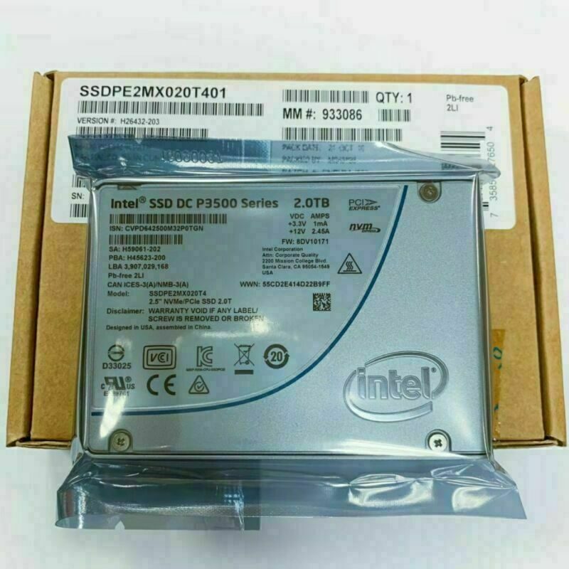 SSD-накопитель Intel SSDPE2MX020T4