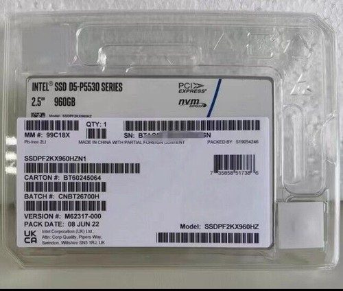 SSD-накопитель Intel SSDPF2KX960HZN1