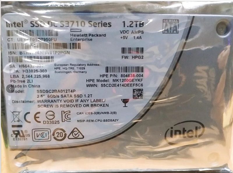 SSD-накопитель Intel SSDSC2BA012T4P