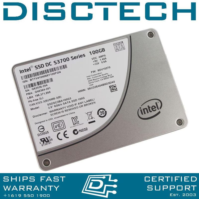 SSD-накопитель Intel SSDSC2BA100G301
