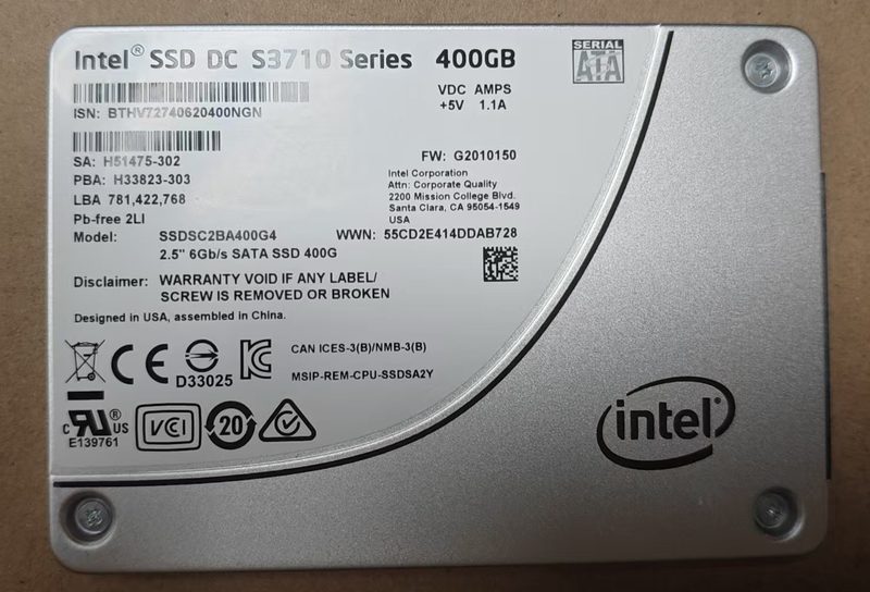 SSD-накопитель Intel SSDSC2BA400G4