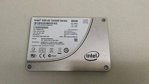 SSD-накопитель Intel SSDSC2BB080G4