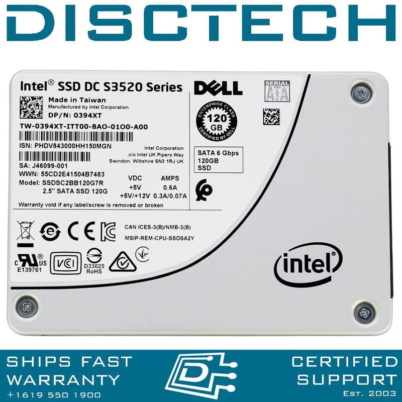 SSD-накопитель Dell SSDSC2BB120G7R