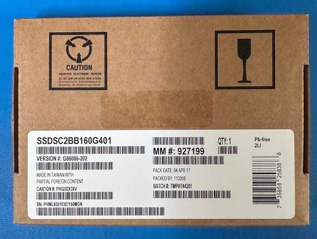 SSD-накопитель Intel SSDSC2BB160G401