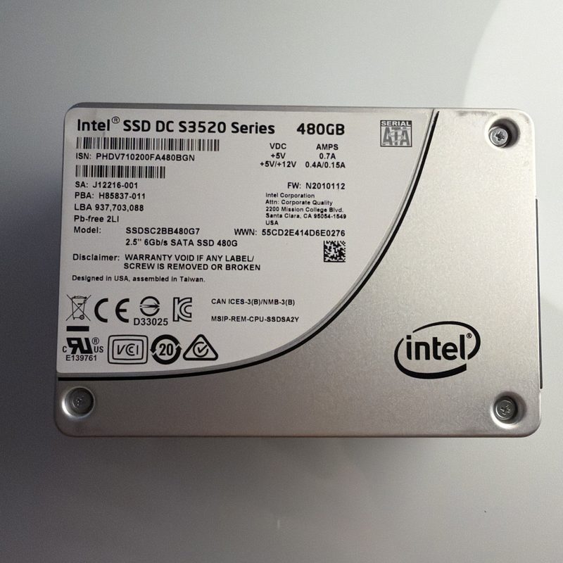 SSD-накопитель Intel SSDSC2BB480G7